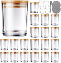 20 PCS Candle Jars with Lids - Bulk 6 oz Jars for Candle Making