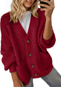 Dokotoo Women's Chunky Knit Open Front Cardigan - Soft, Casual Layer