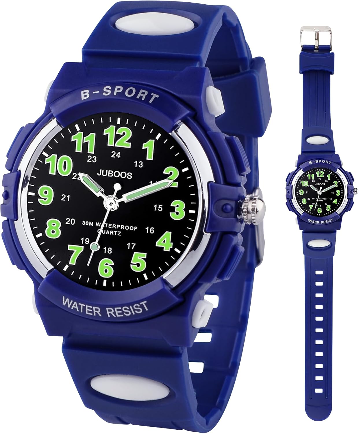 Juboos Kids Waterproof Analog Watch for Time Teaching