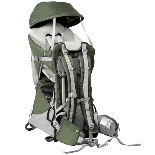 Qaba Foldable Baby Backpack Carrier - Comfortable & Versatile!