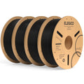 ELEGOO PLA Plus Filament 1.75mm Black 4KG - Tougher PLA