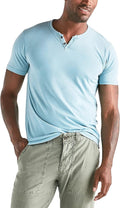 Lucky Brand Venice Burnout Notch Neck Tee - Soft Summer Staple