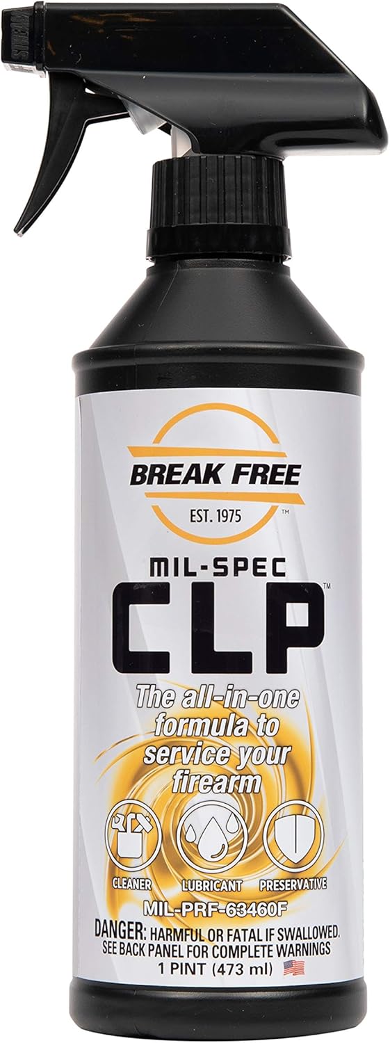 Break Free CLP Cleaner Lubricant for Firearms - 1 Pint Spray