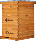 10 Frame Langstroth Bee Hive with Beeswax Coating - Ready-to-Use Kit