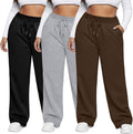 Neer Women's Plus Size Sweatpants Wide Leg Cargo Lounge Pants