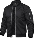 TACVASEN Men's Bomber Jackets Thermal Quilted Water Resistant Coats