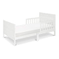 DaVinci Modena Toddler Bed in White - Low-to-Floor Safety