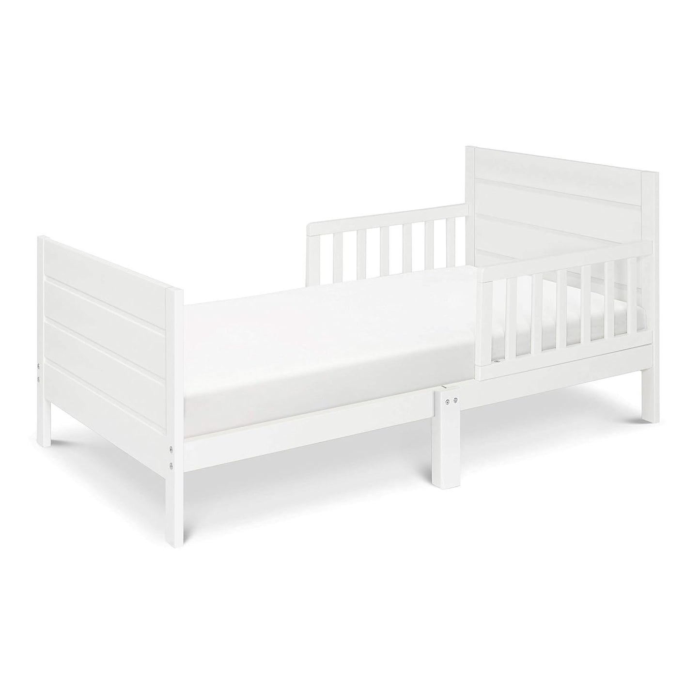 DaVinci Modena Toddler Bed in White for Safe Sleep