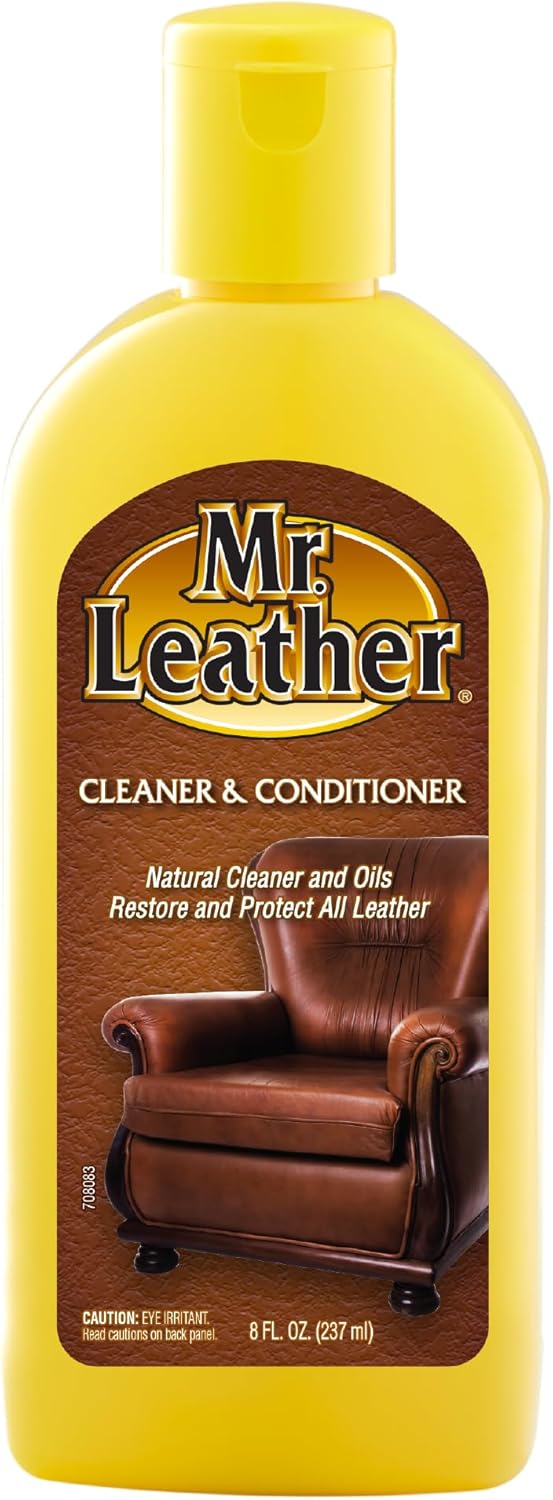 MR. LEATHER Cleaner & Conditioner - Shine & Protect (8 oz)