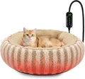 Heated Cat Bed Indoor 20ft Donut with Adjustable Temperature - Cozy