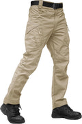 TACVASEN Men's Tactical Pants 9 Pockets - Lightweight Water Resistant