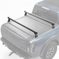 Premium Aluminum Truck Bed Rack Cross Bars - Fits Various Tonneau Covers