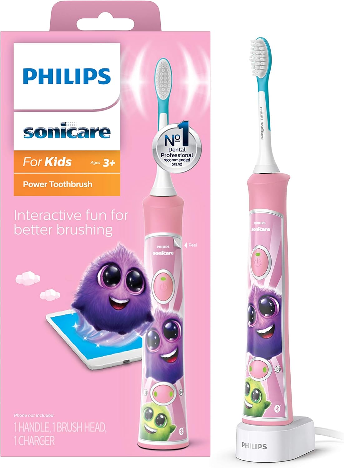 Philips Sonicare for Kids Bluetooth Toothbrush for Better Brushing