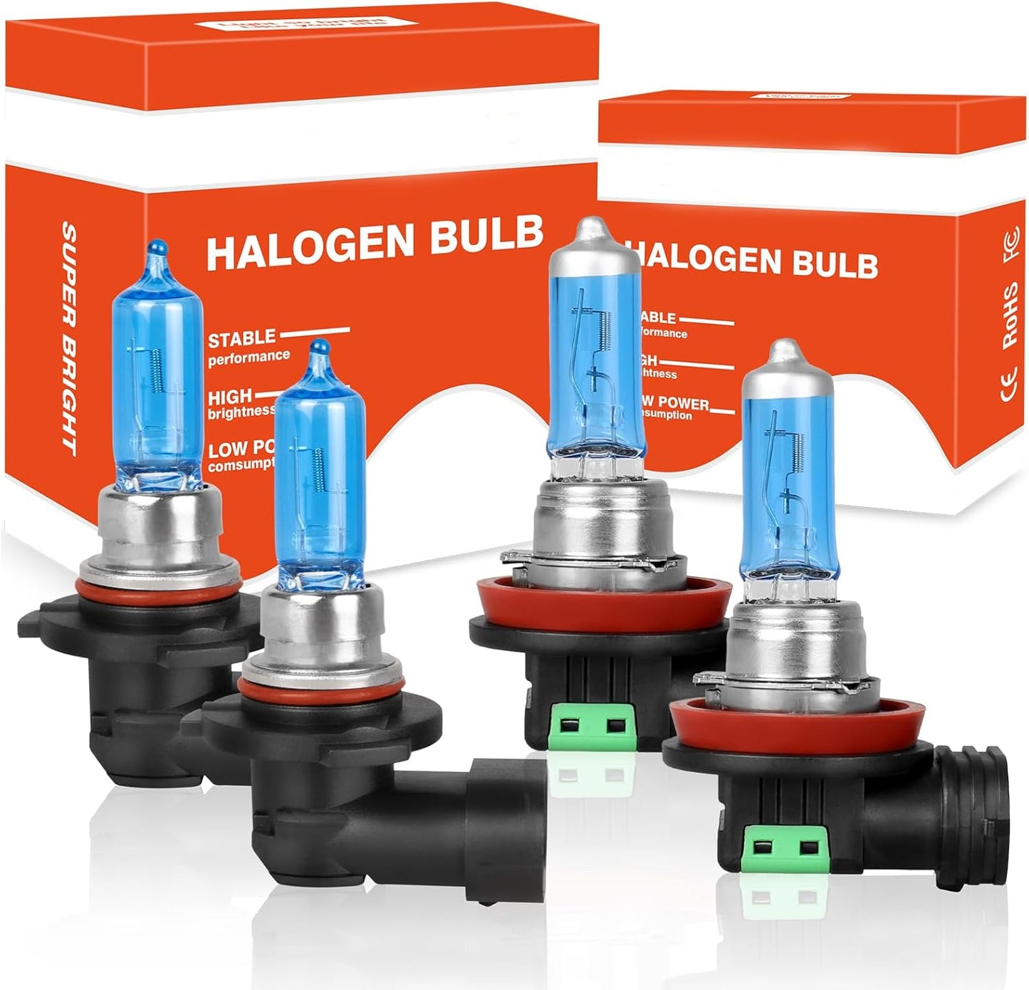 High Performance Halogen Headlight Bulbs for Prius 2010-2015