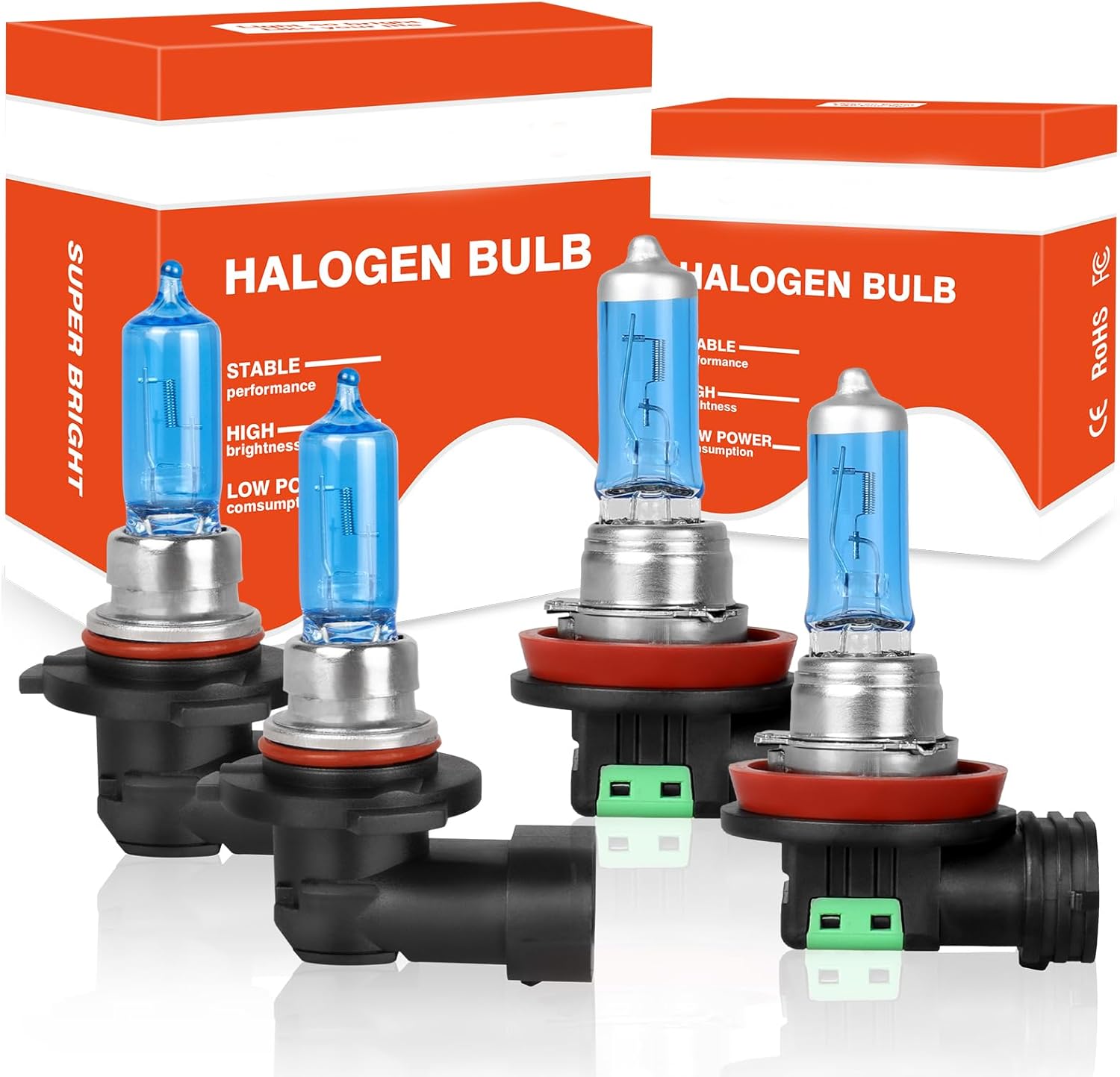 High Performance Halogen Headlight Bulbs for Prius 2010-2015
