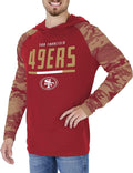 Zubaz NFL Teams Men's Lightweight Pullover Hoodies - Fan Favorite