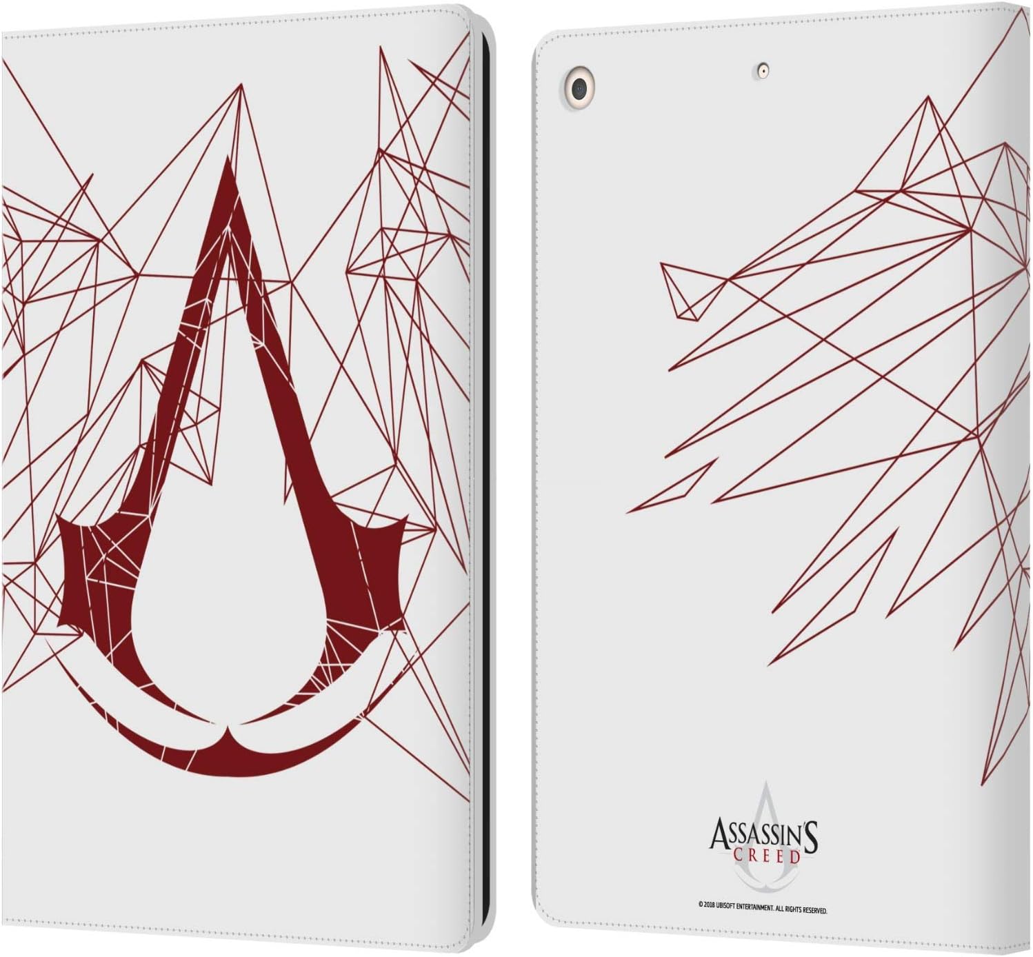 Assassin's Creed Geometric Logo Leather Wallet Case for iPad