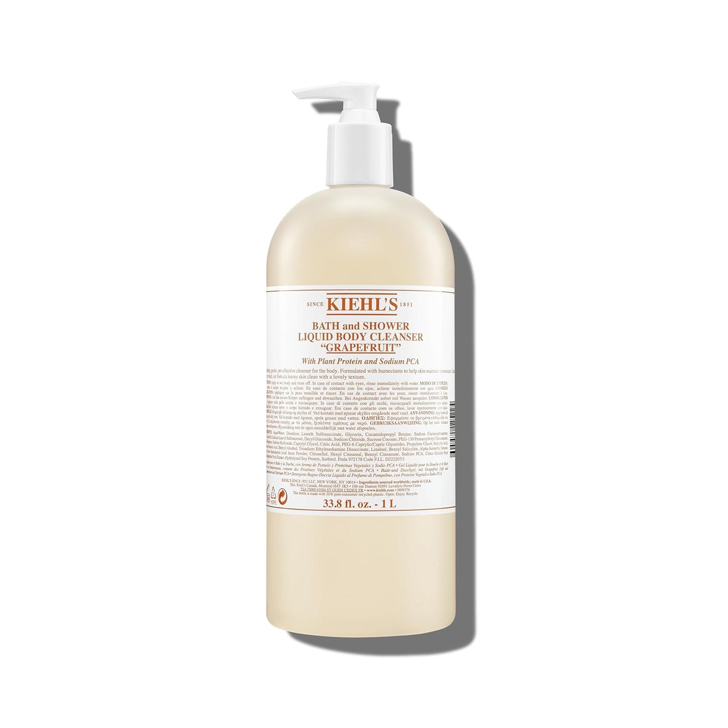 Kiehl's Grapefruit Liquid Body Cleanser for Refreshing Clean