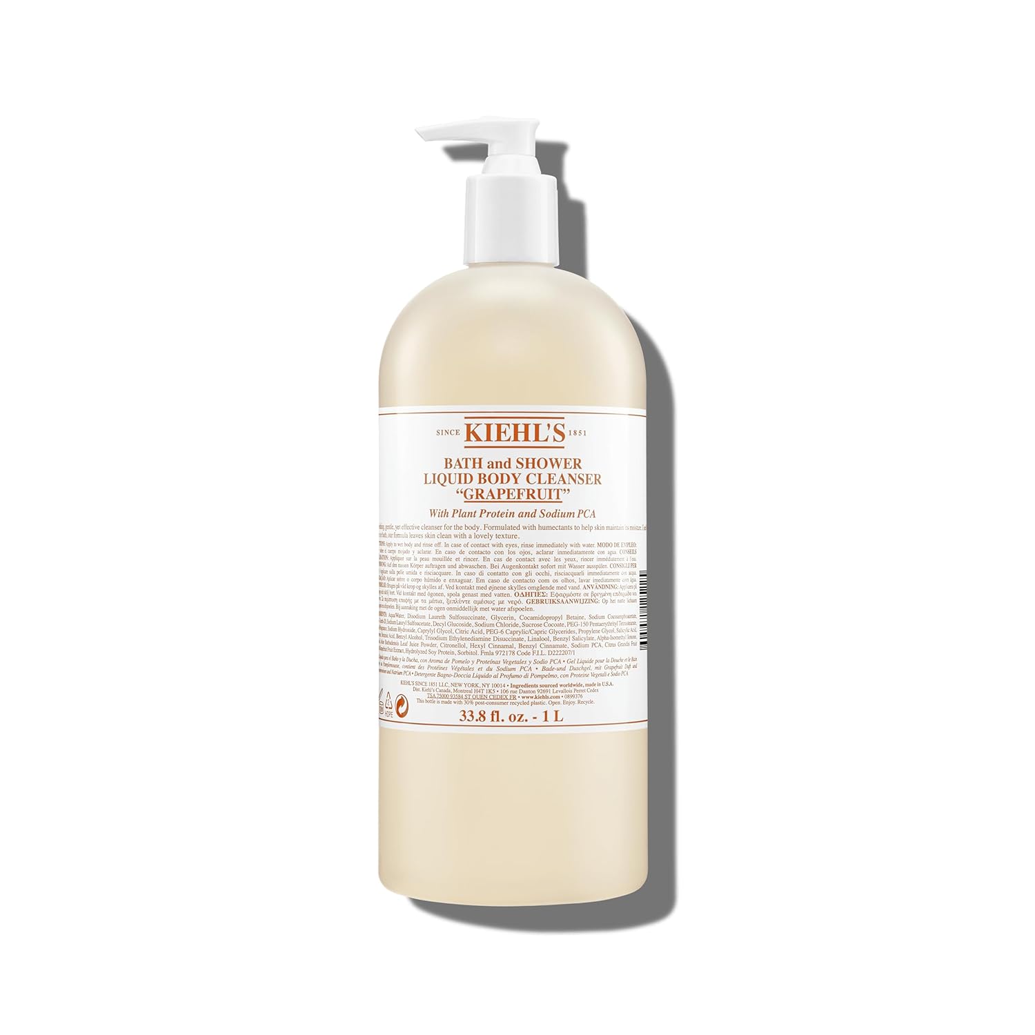 Kiehl's Grapefruit Liquid Body Cleanser for Refreshing Clean