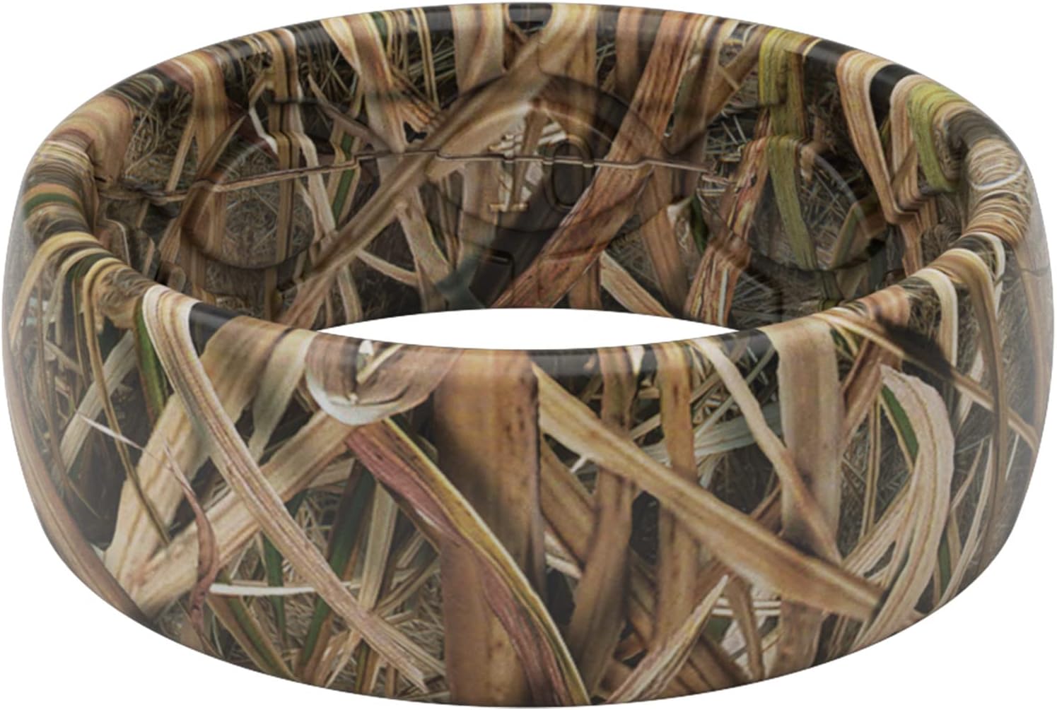 Groove Life Mossy Oak Camo Silicone Ring for Men - Comfort Fit