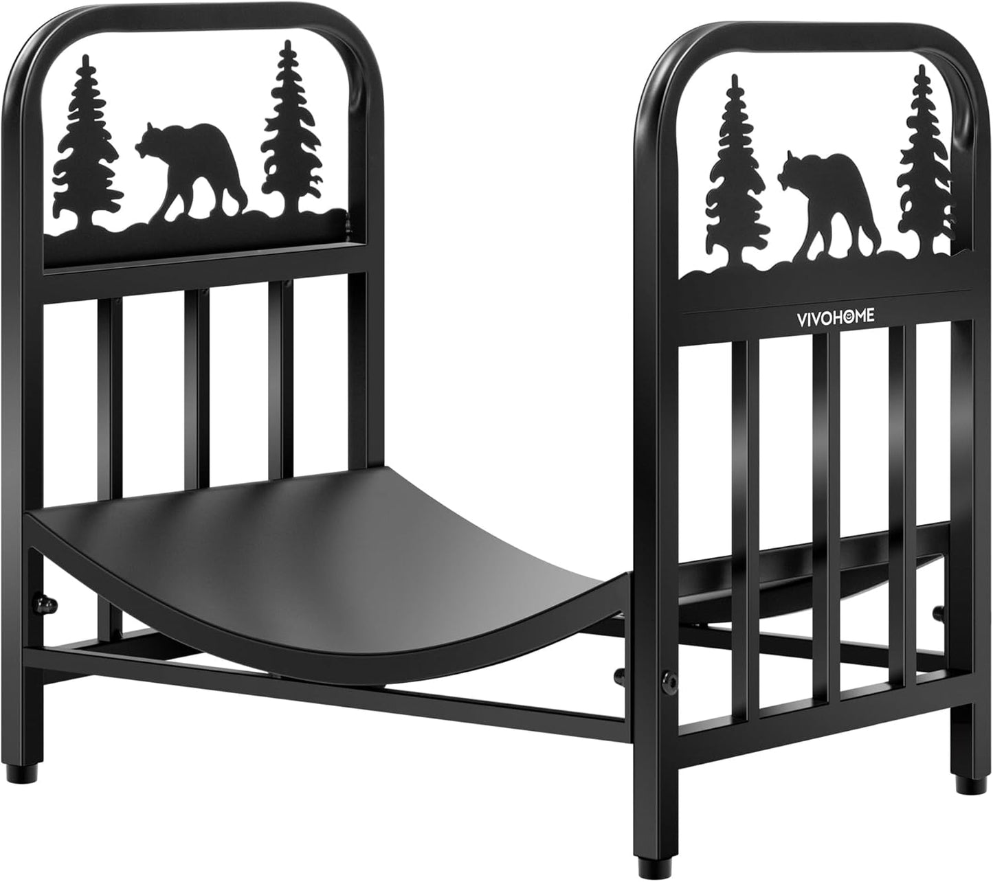 VIVOHOME 16.5 in Decorative Firewood Storage Log Rack for Home