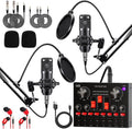 Podcast Equipment Bundle for 2 - Complete USB Podcast Kit