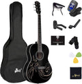 WINZZ Concert Acoustic Guitar Kit - Delicate Vine Design
