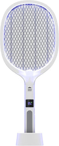 2 in 1 Electric Bug Zapper Mosquito Trap Lamp & Racket - Hands Free
