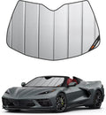 Windshield Sun Shade for Chevrolet Corvette C8 2020-2025 - Deluxe Fit