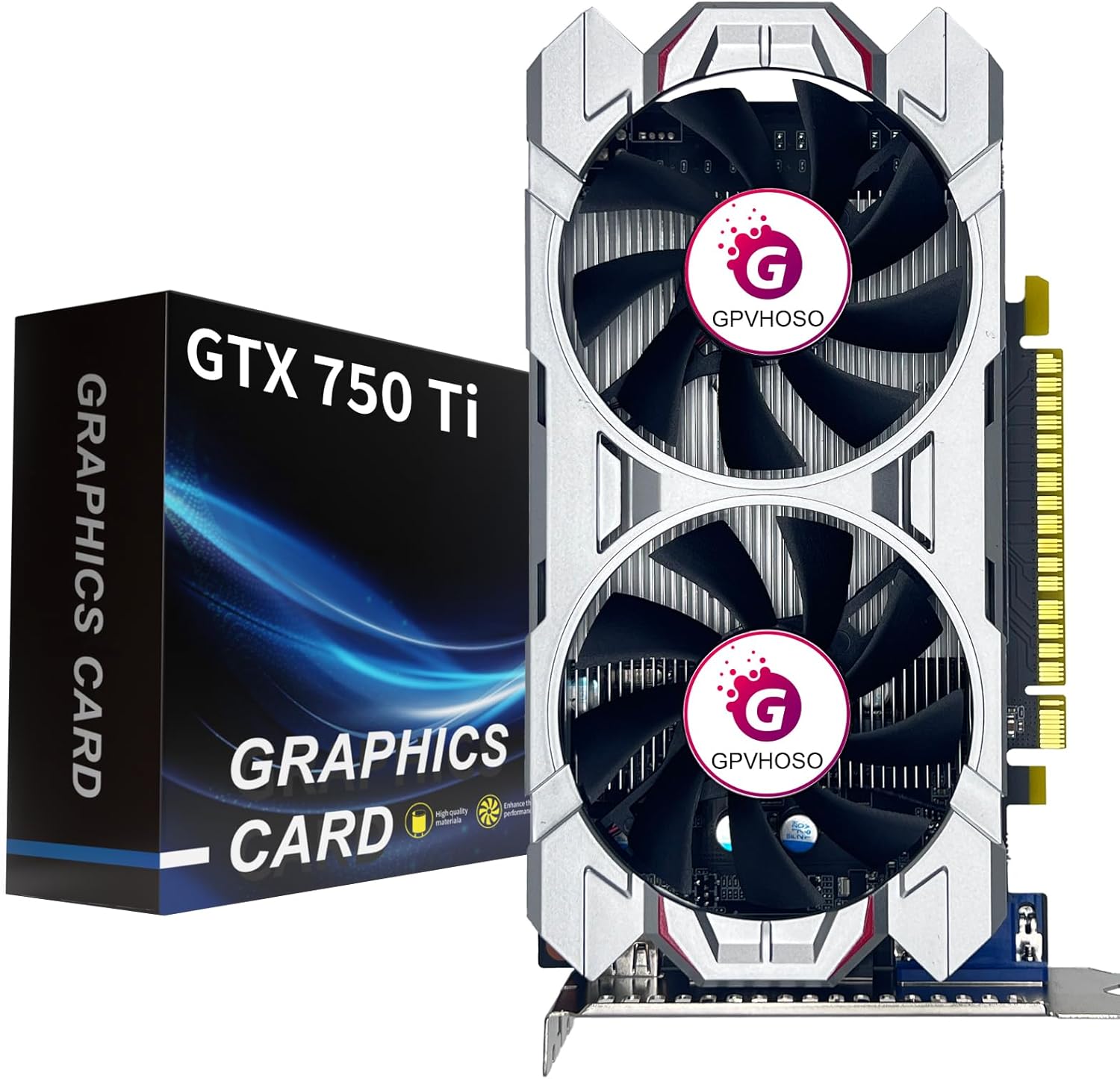 High-Performance GTX 750Ti 4GB Gaming GPU with Dual Fan Cooling