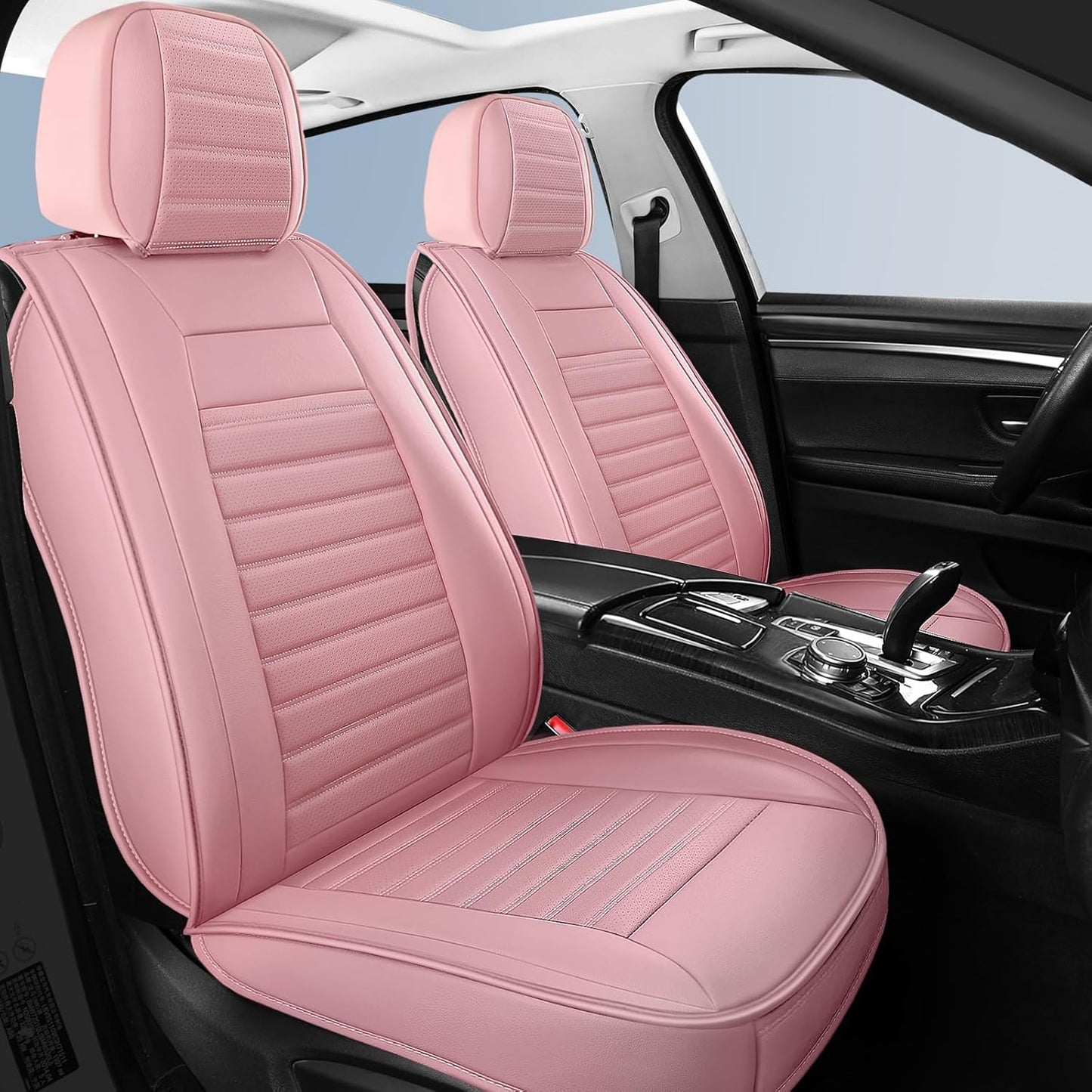 Universal Breathable Leather Car Seat Covers for Sedans and SUVs