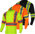 Hi Vis Long Sleeve Safety Shirt 3-Pack - Reflective Work Tees