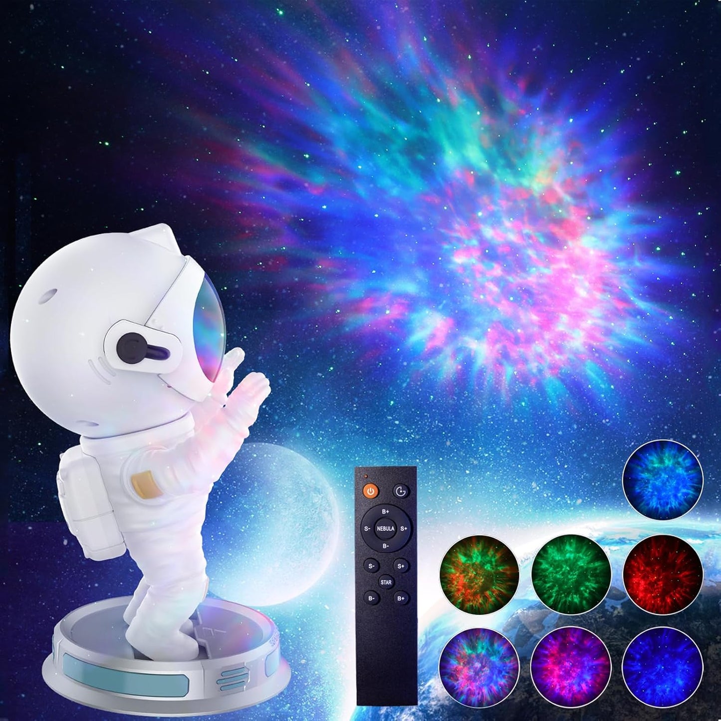 Galaxy Projector with Remote Control - Transform Any Space!