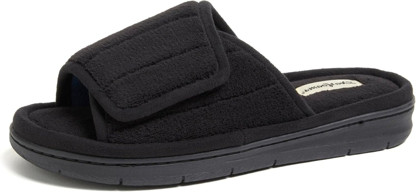 Adjustable Indoor/Outdoor Memory Foam Slide Slipper for Women