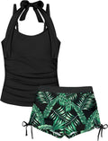 Girls Tankini Swimsuit 2 Piece Halterneck - Comfortable Summer Fit