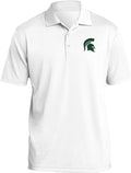 NCAA Primary Logo Team Color Polo for Michigan State Fans