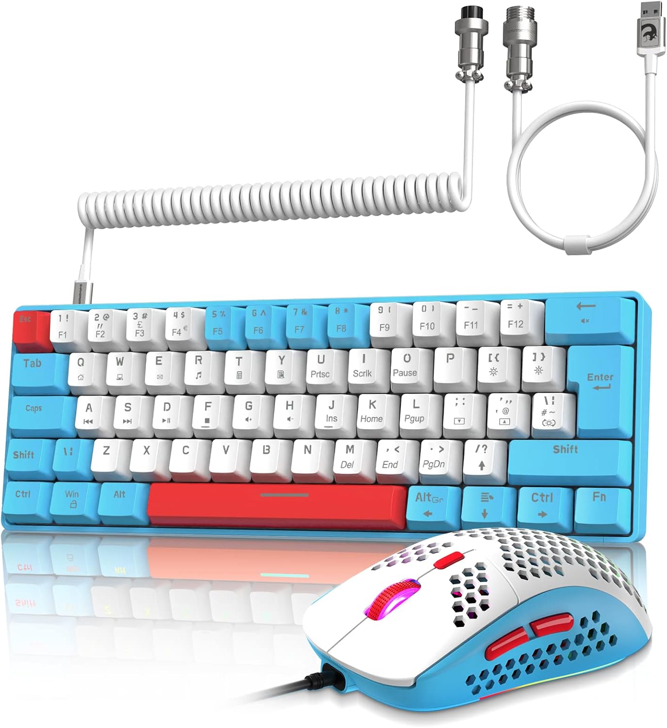 ZIYOU LANG RK-T60 Wired Mechanical Gaming Keyboard and Mouse Combo