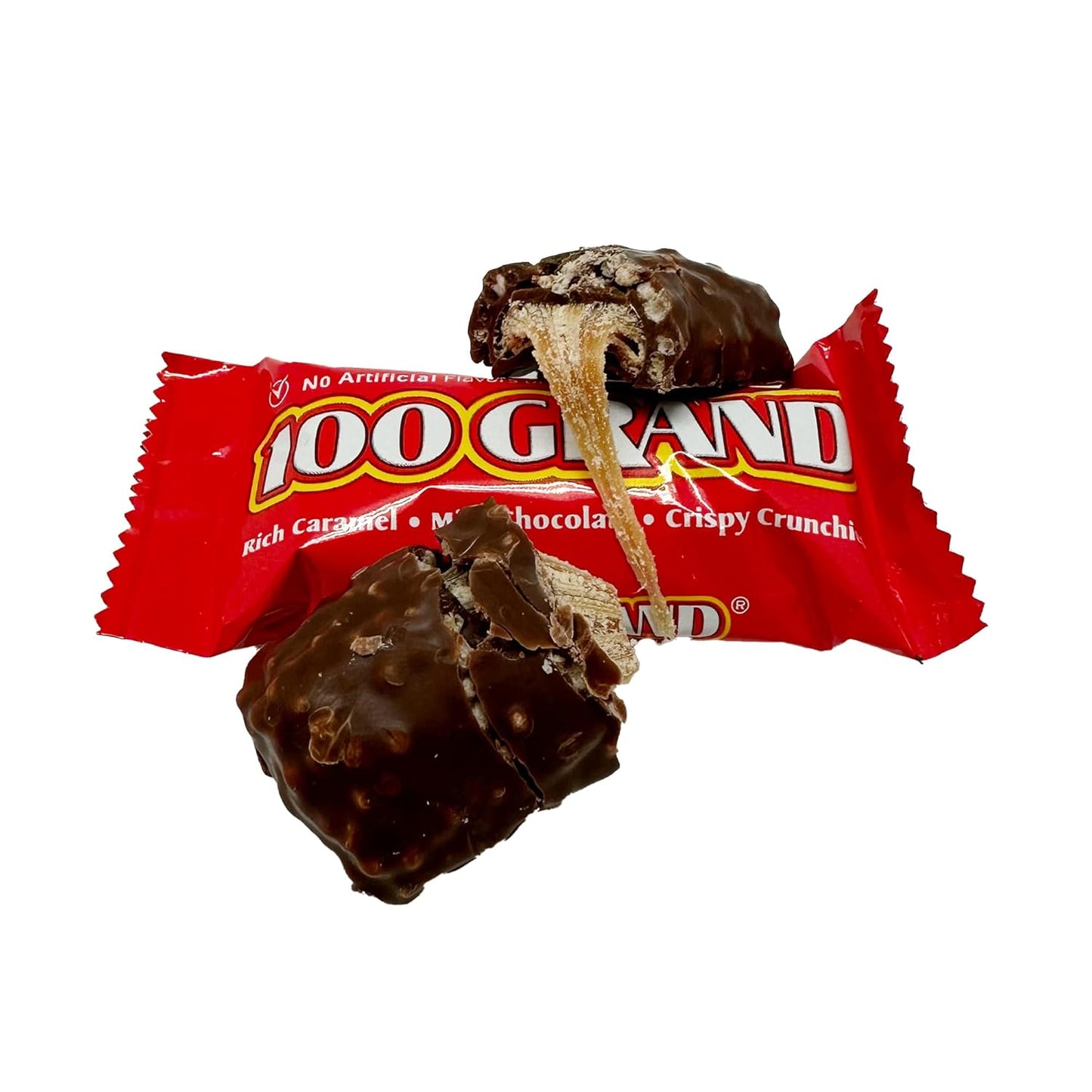 100 Grand Fun Size Candy Bars in 5 LB Resealable Bag