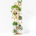 7 Tier Indoor Plant Stand for 8 Potted Plants - ROSSNY