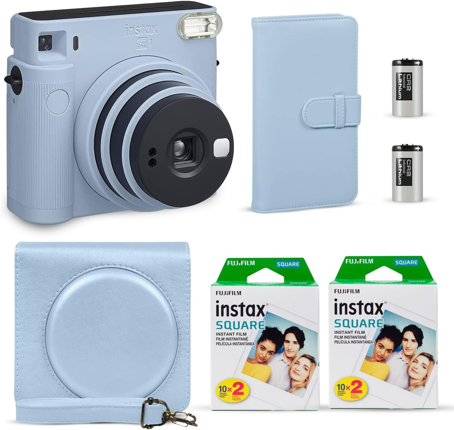 Fujifilm Instax Square SQ1 Instant Camera Bundle with Accessories
