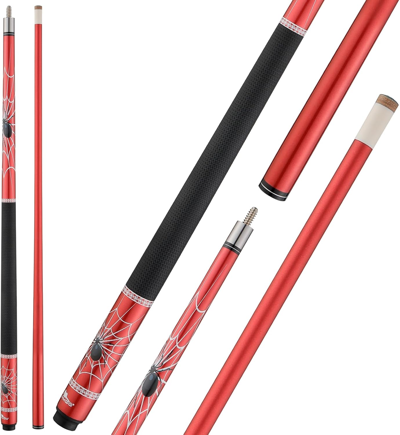 58 Inch Fiberglass Graphite Composite Billiard Pool Cue Sticks