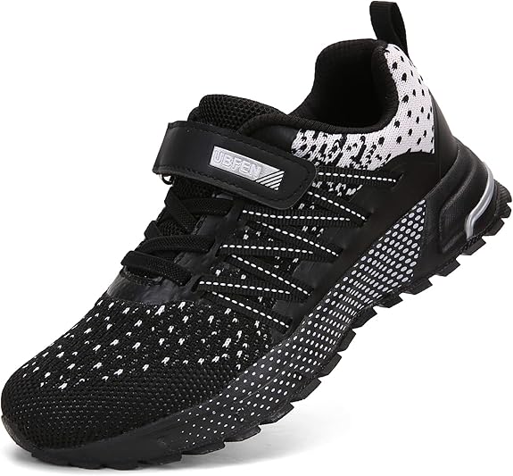 KUBUA Kids Sneakers for Boys Girls Lightweight Athletic Shoes
