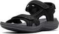 Clarks womens Mira Bay Flat Sandal - Platform Comfort with Support