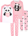 DAUGHTER QUEEN Girls 4 Piece Cotton Pajamas Size 18 Months-12 Years be