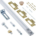 Bifold Door Hardware Kit 36-in Track Kit - Smooth Quiet Operation