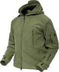 MAGCOMSEN Men's Military Tactical Jacket for Winter Comfort