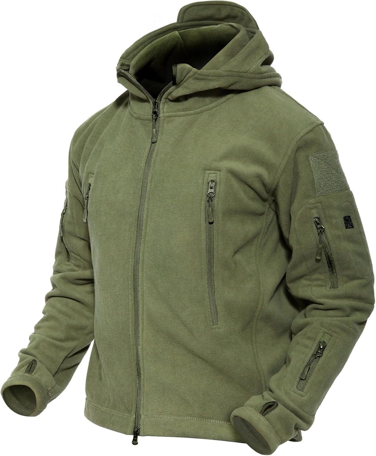MAGCOMSEN Men's Military Tactical Jacket for Winter Comfort