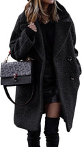 Faux Fur Sherpa Coat Women 2025 - Cozy Above Knee Outerwear