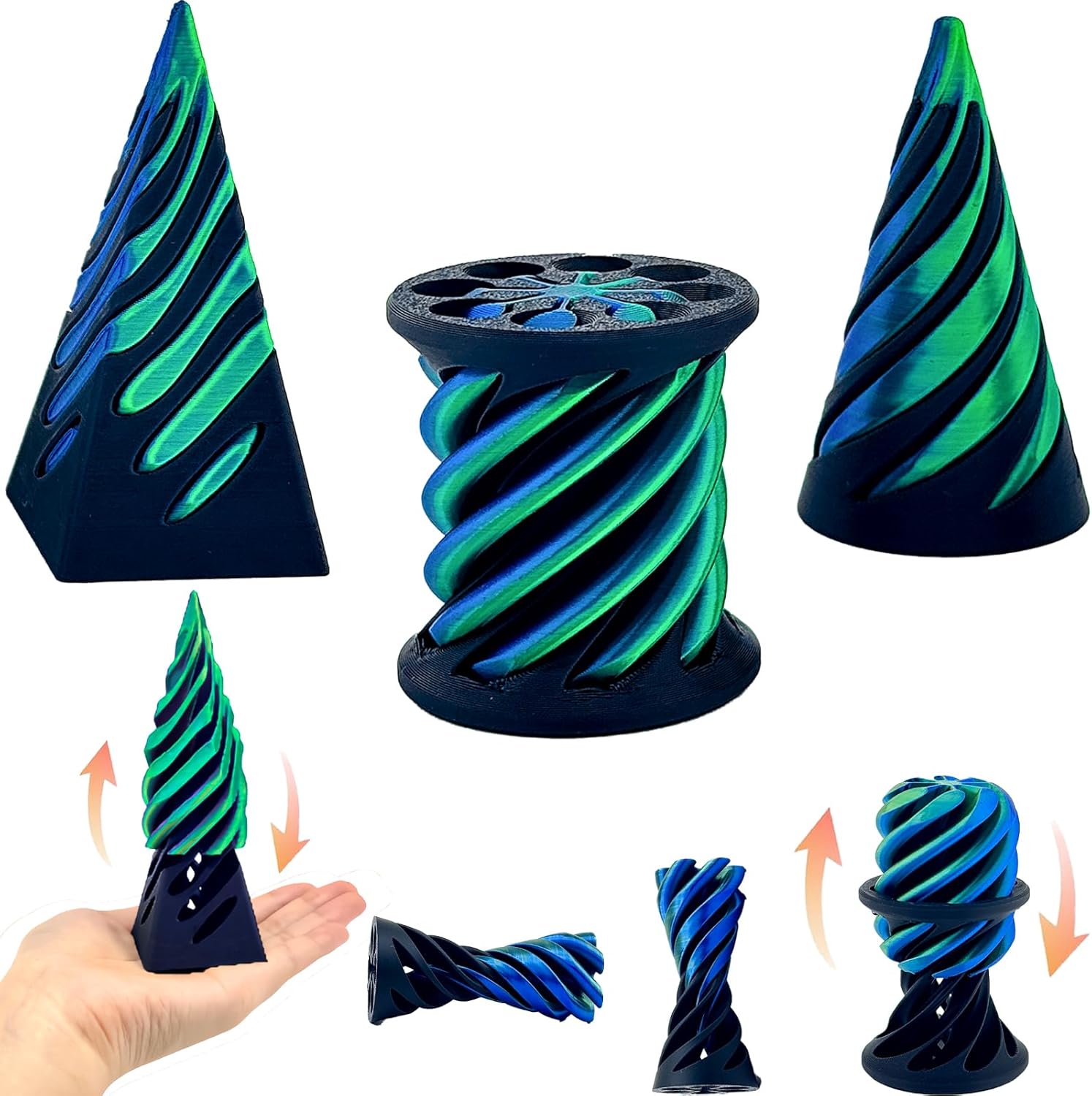 Anxiety-Relieving Spiral Cone Toy Set