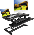 Aveyas 32 in Electric Motorized Standing Desk Converter - Fast Lift